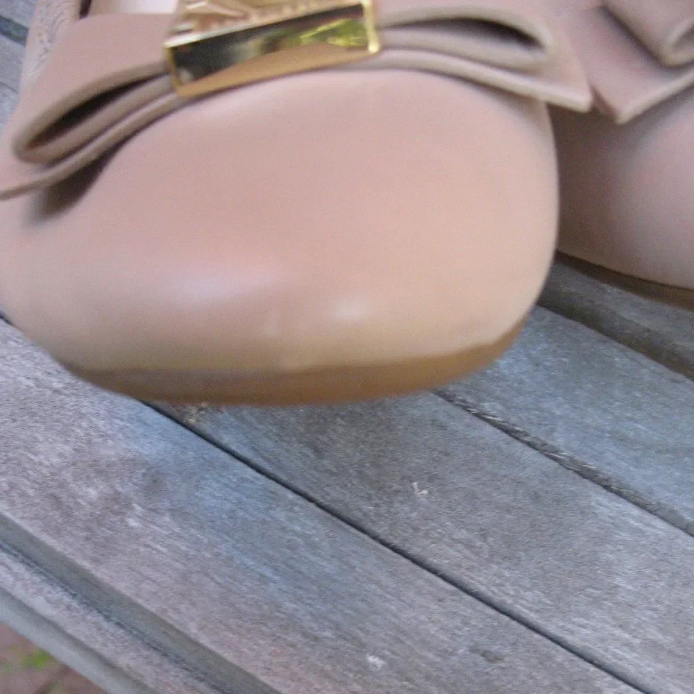 Cole Haan Grand Nude Bow Ballet Flats